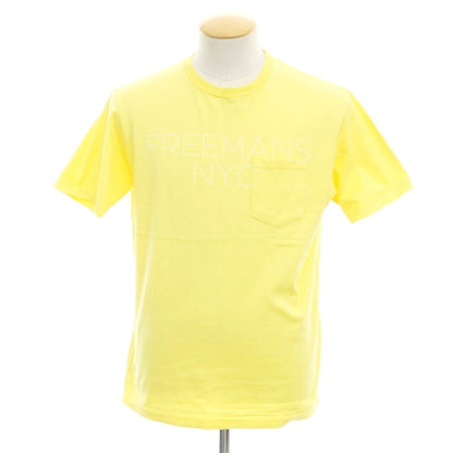 [Used] FREEMANS SPORTING CLUB Cotton Crew Neck Short Sleeve T-Shirt Yellow [Size XS] [YEL] [S/S] [Condition Rank C] [Men&