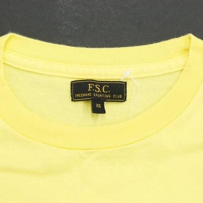 [Used] FREEMANS SPORTING CLUB Cotton Crew Neck Short Sleeve T-Shirt Yellow [Size XS] [YEL] [S/S] [Condition Rank C] [Men&