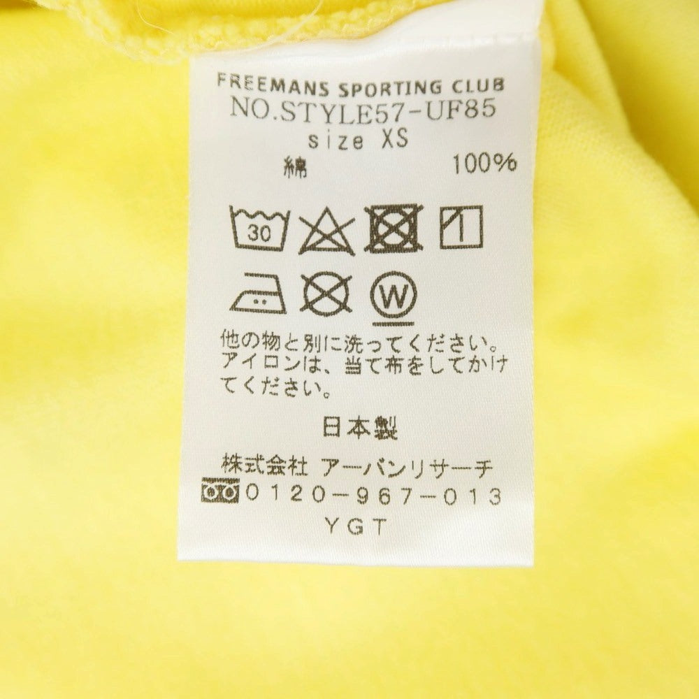 [Used] FREEMANS SPORTING CLUB Cotton Crew Neck Short Sleeve T-Shirt Yellow [Size XS] [YEL] [S/S] [Condition Rank C] [Men&