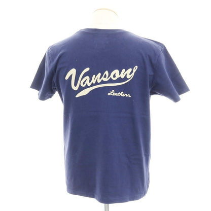 【中古】ミスターオリーブ MR.OLIVE × VANSON コットン クルーネック 半袖Ｔシャツ ネイビー【サイズS】【NVY】【S/S】【状態ランクC】【メンズ】【759373】
[APD]