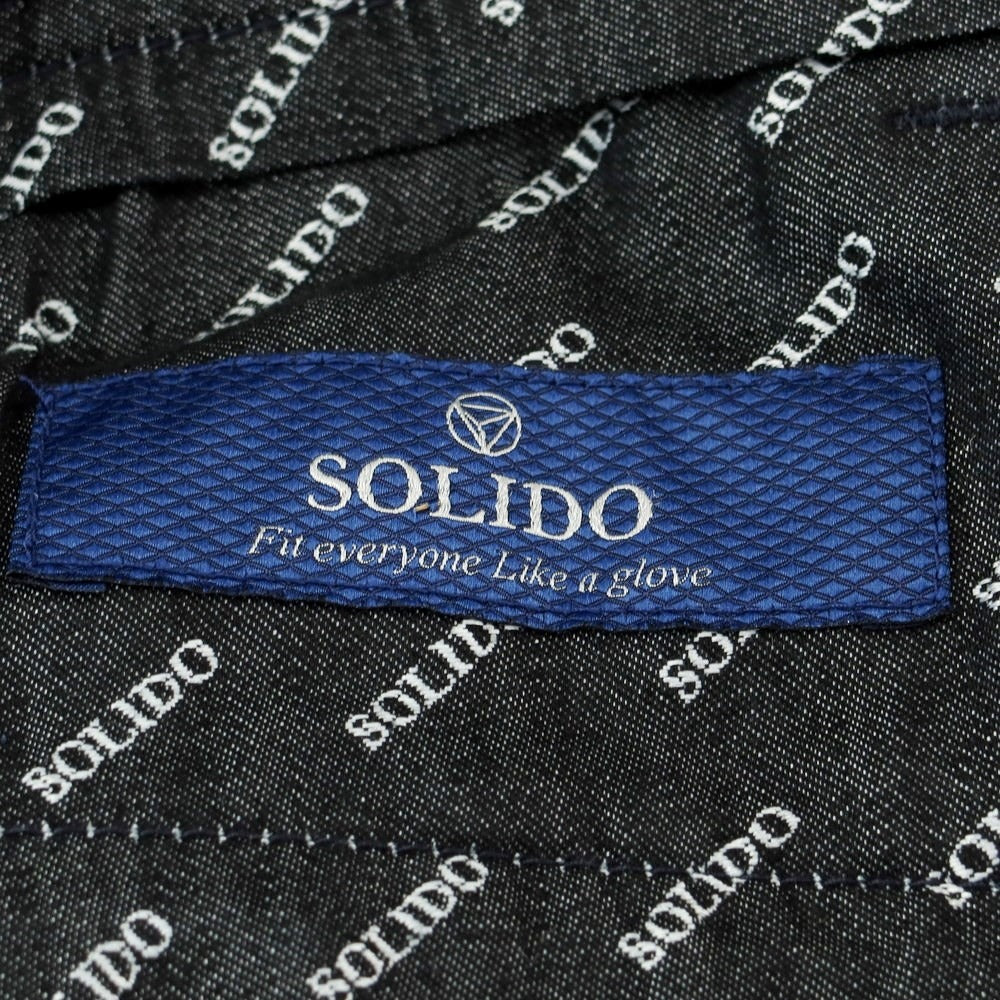 [Used] Solido Cotton Casual Slacks Pants Navy [Size 3] [NVY] [S/S] [Condition Rank B] ​​[Men&