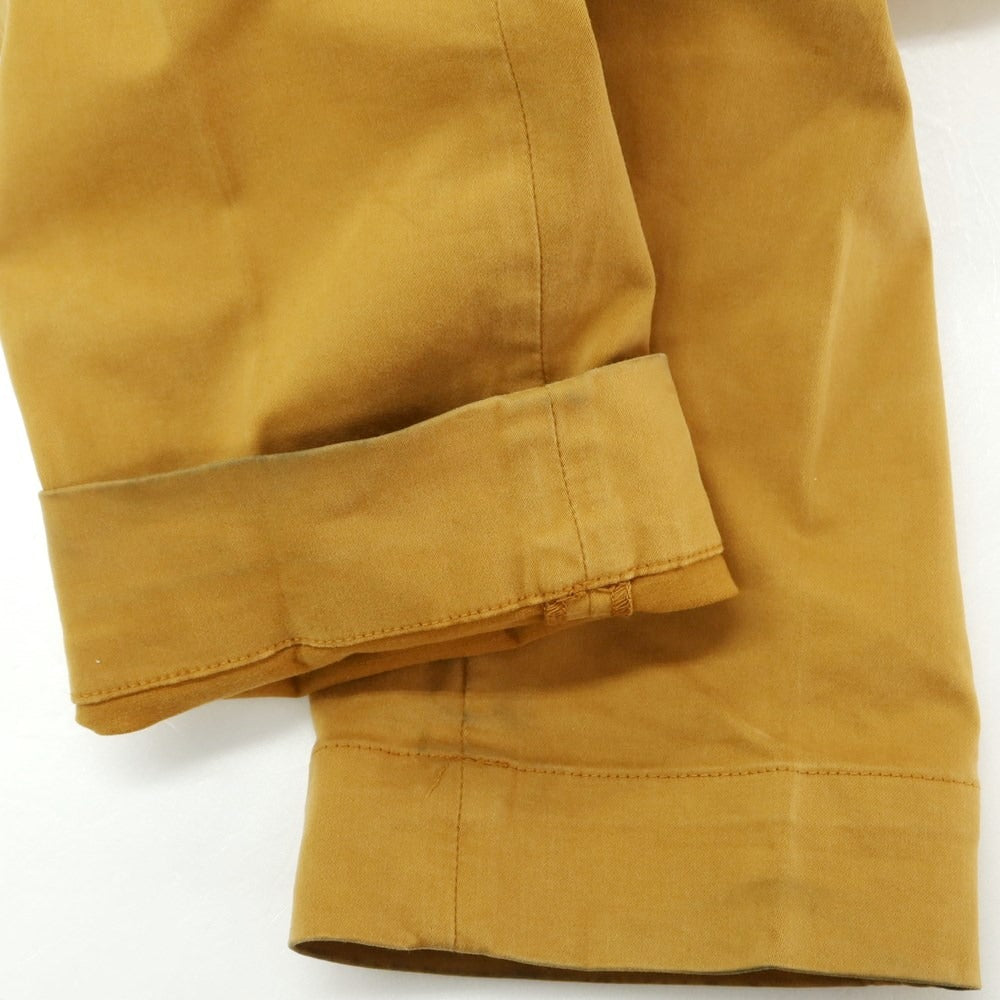 [Used] B SETTECENTO Cotton Casual Slacks Pants Mustard [Size 32/46] [YEL] [S/S] [Condition Rank C] [Men&