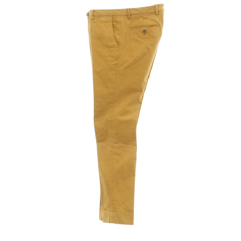 [Used] B SETTECENTO Cotton Casual Slacks Pants Mustard [Size 32/46] [YEL] [S/S] [Condition Rank C] [Men&