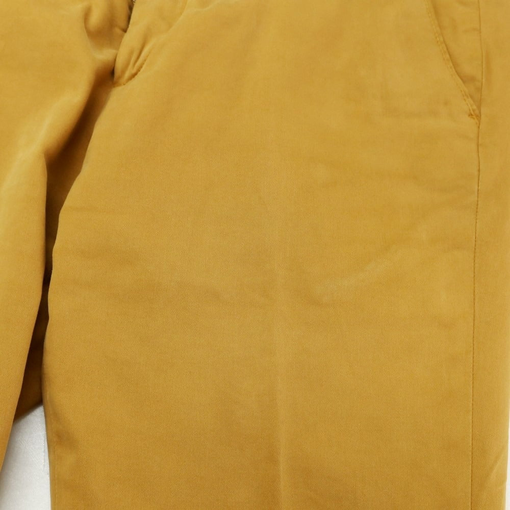 [Used] B SETTECENTO Cotton Casual Slacks Pants Mustard [Size 32/46] [YEL] [S/S] [Condition Rank C] [Men&