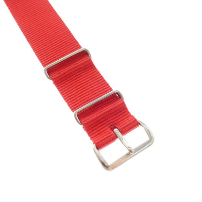 [Used] [Unused] HYDROGEN Nylon Skull Watch Strap Red [Condition Rank S] [Men&