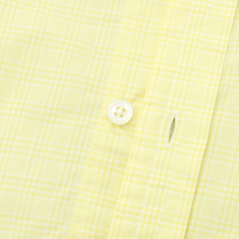 [Used] Brilla per il gusto Cotton Tab Collar Dress Shirt Yellow x White [Size 38] [YEL] [S/S/A/W] [Condition Rank B] ​​[Men&