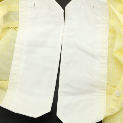 [Used] Brilla per il gusto Cotton Tab Collar Dress Shirt Yellow x White [Size 38] [YEL] [S/S/A/W] [Condition Rank B] ​​[Men&