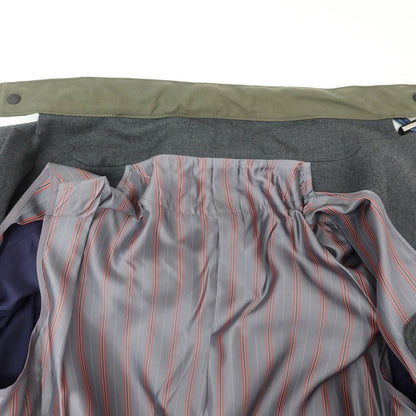 [Used] Sacai polyester wool layered casual jacket, grey [3] [Condition rank B] ​​[Men&