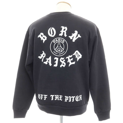 【中古】パリサンジェルマン Paris Saint-Germain × BORN X RAISED 2024年春夏 コットン スウェット ブラック【サイズM】【BLK】【A/W】【状態ランクB】【メンズ】【759372】