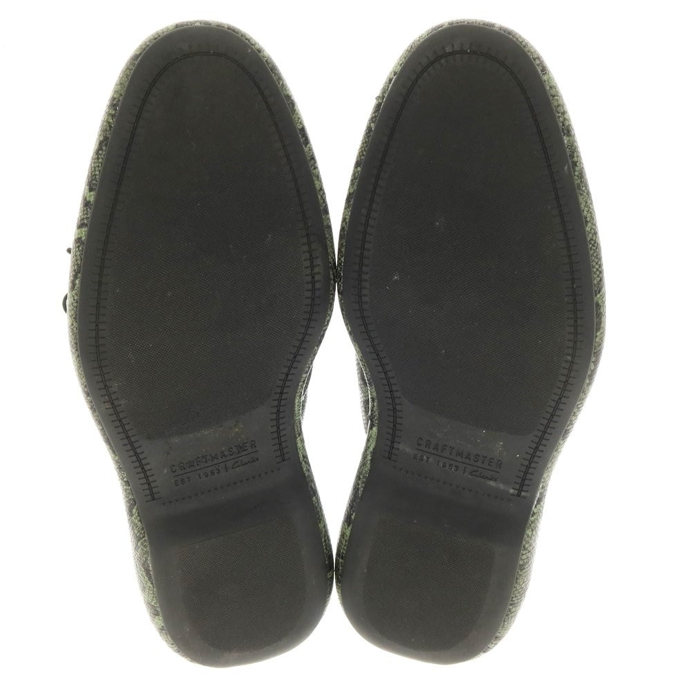 [Used] MARTIN ROSE × CLARKS 2024 Spring/Summer THE OXFORD1 Leather Dress Shoes Green x Black [7.5] [Condition Rank B] ​​[Men&