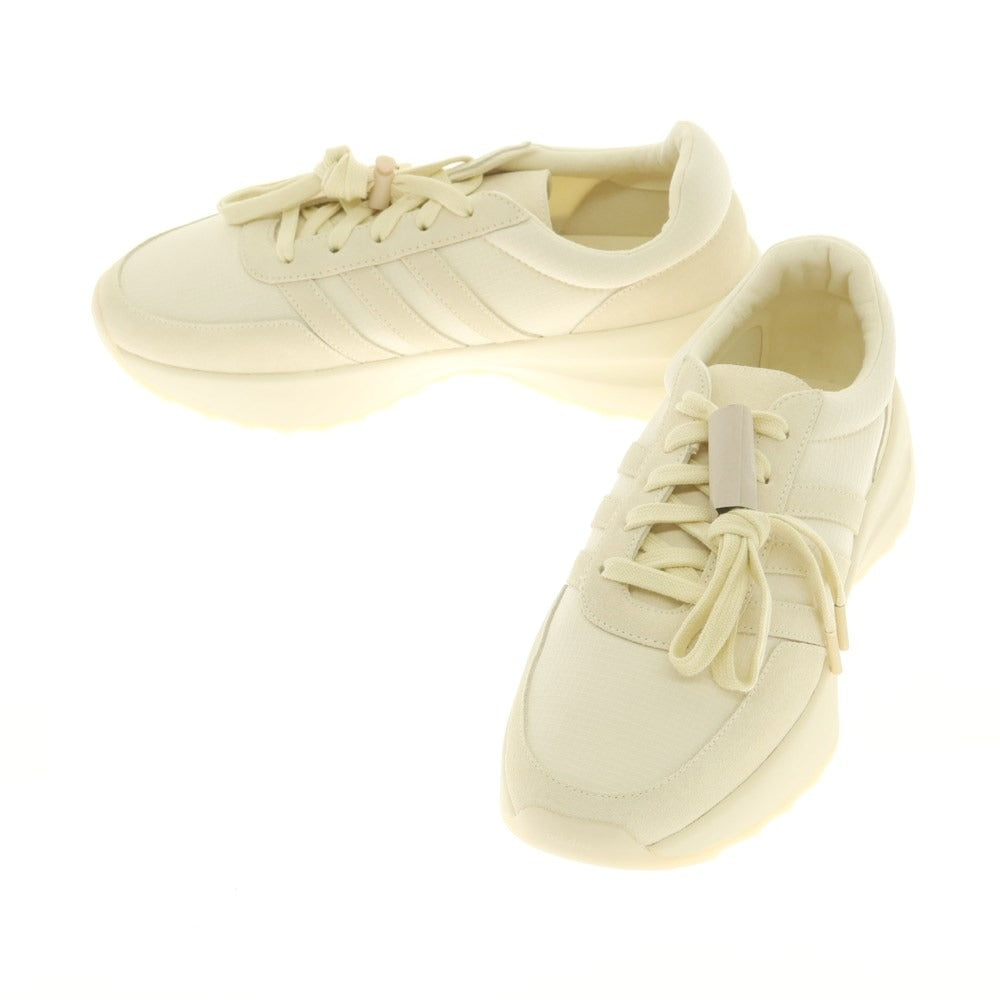 【中古】【未使用】フィアオブゴッド FEAR OF GOD × adidas 2024年春夏 Los Angeles Runner リップストップ スエード スニーカー パールイエロー【 27cm 】【 状態ランクS 】【 メンズ 】