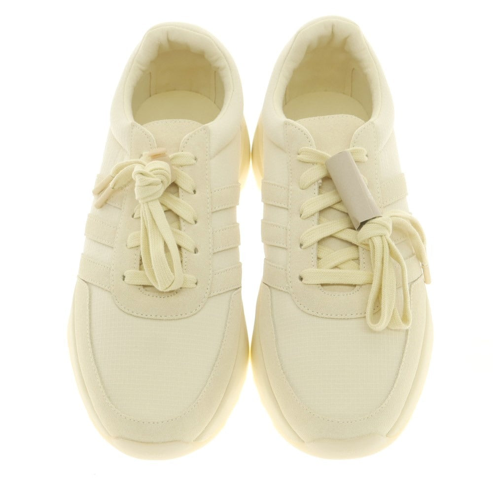 [Used] [Unused] FEAR OF GOD x adidas 2024 Spring/Summer Los Angeles Runner Ripstop Suede Sneakers Pearl Yellow [27cm] [Condition Rank S] [Men&