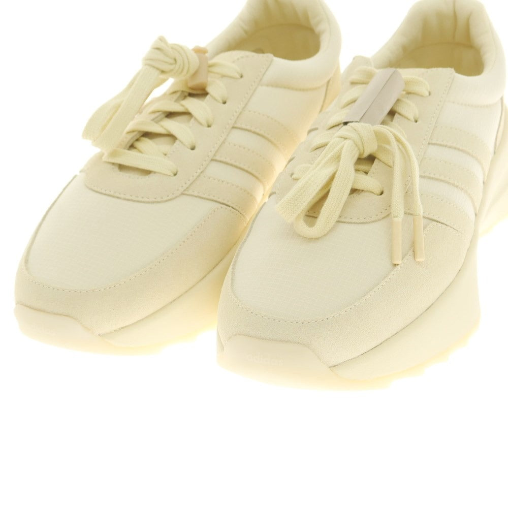 【中古】【未使用】フィアオブゴッド FEAR OF GOD × adidas 2024年春夏 Los Angeles Runner リップストップ スエード スニーカー パールイエロー【 27cm 】【 状態ランクS 】【 メンズ 】