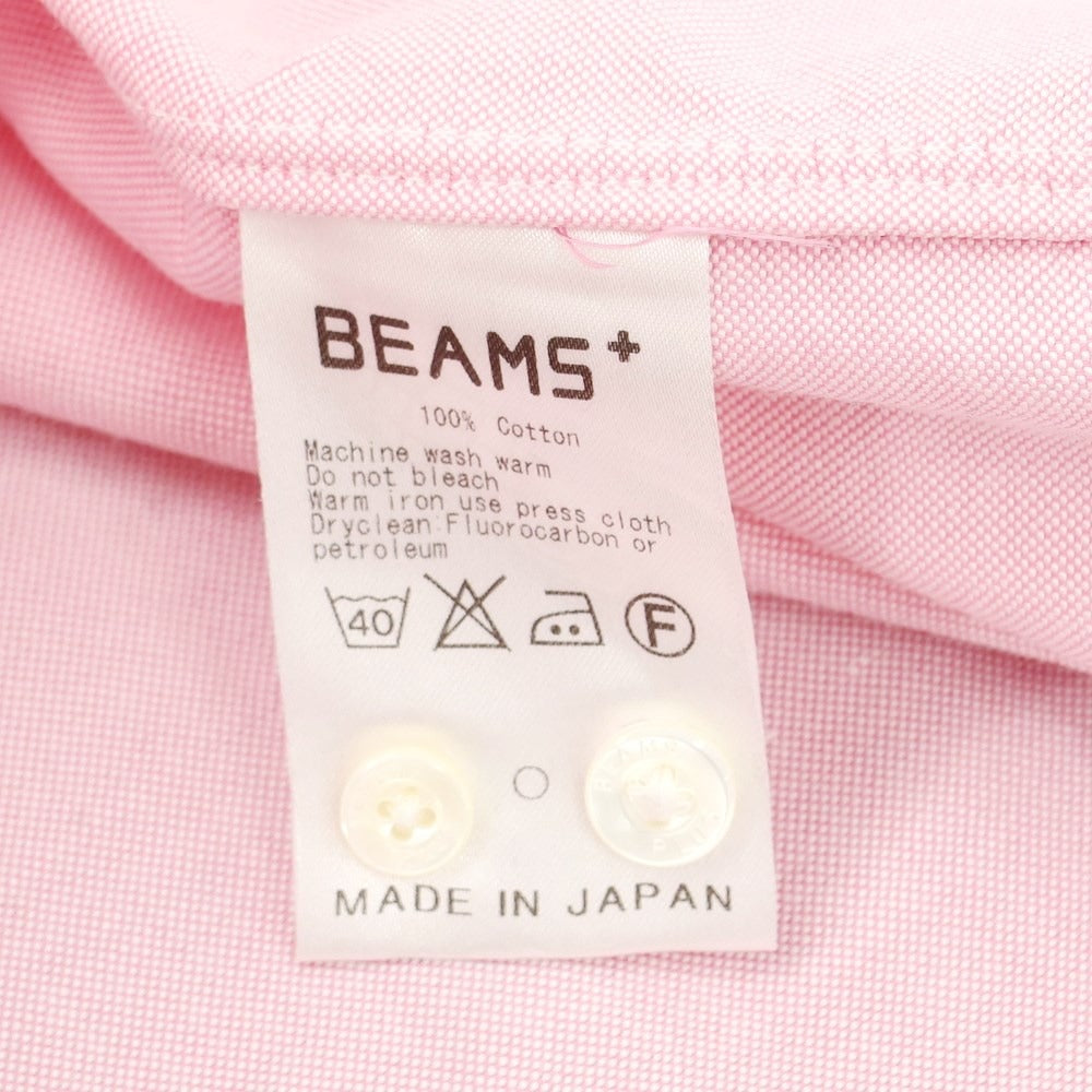 【中古】ビームスプラス BEAMS PLUS コットン ボタンダウン カジュアルシャツ ピンク【サイズM】【PNK】【S/S/A/W】【状態ランクB】【メンズ】【759286】