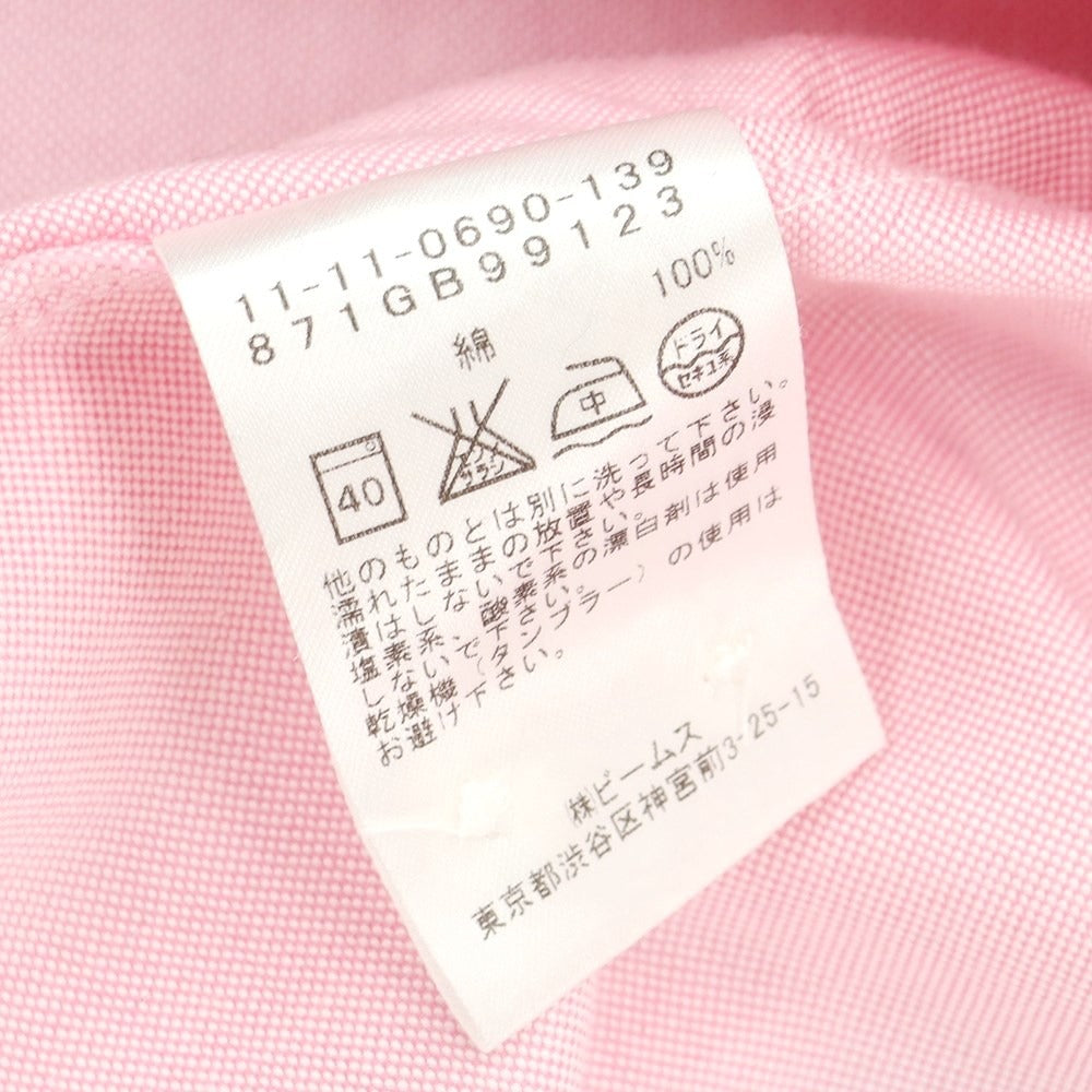 [Used] BEAMS PLUS Cotton Button-down Casual Shirt Pink [Size M] [PNK] [S/S/A/W] [Condition Rank B] ​​[Men&