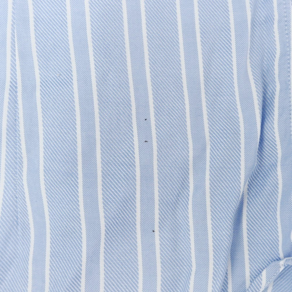 [Used] ERRICO FORMICOLA Cotton Striped Wide Collar Dress Shirt Light Blue x White [Size 38] [BLU] [S/S/A/W] [Condition Rank B] ​​[Men&