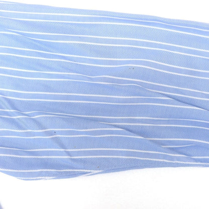 [Used] ERRICO FORMICOLA Cotton Striped Wide Collar Dress Shirt Light Blue x White [Size 38] [BLU] [S/S/A/W] [Condition Rank B] ​​[Men&