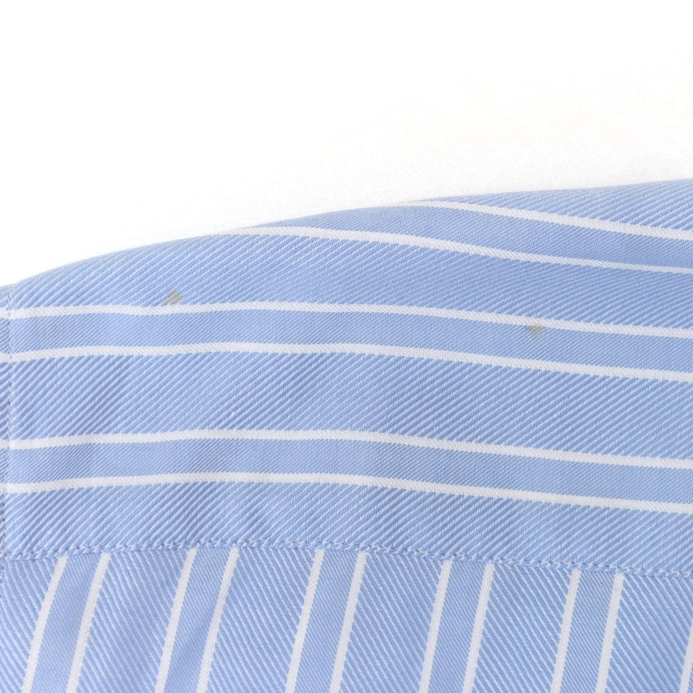 [Used] ERRICO FORMICOLA Cotton Striped Wide Collar Dress Shirt Light Blue x White [Size 38] [BLU] [S/S/A/W] [Condition Rank B] ​​[Men&