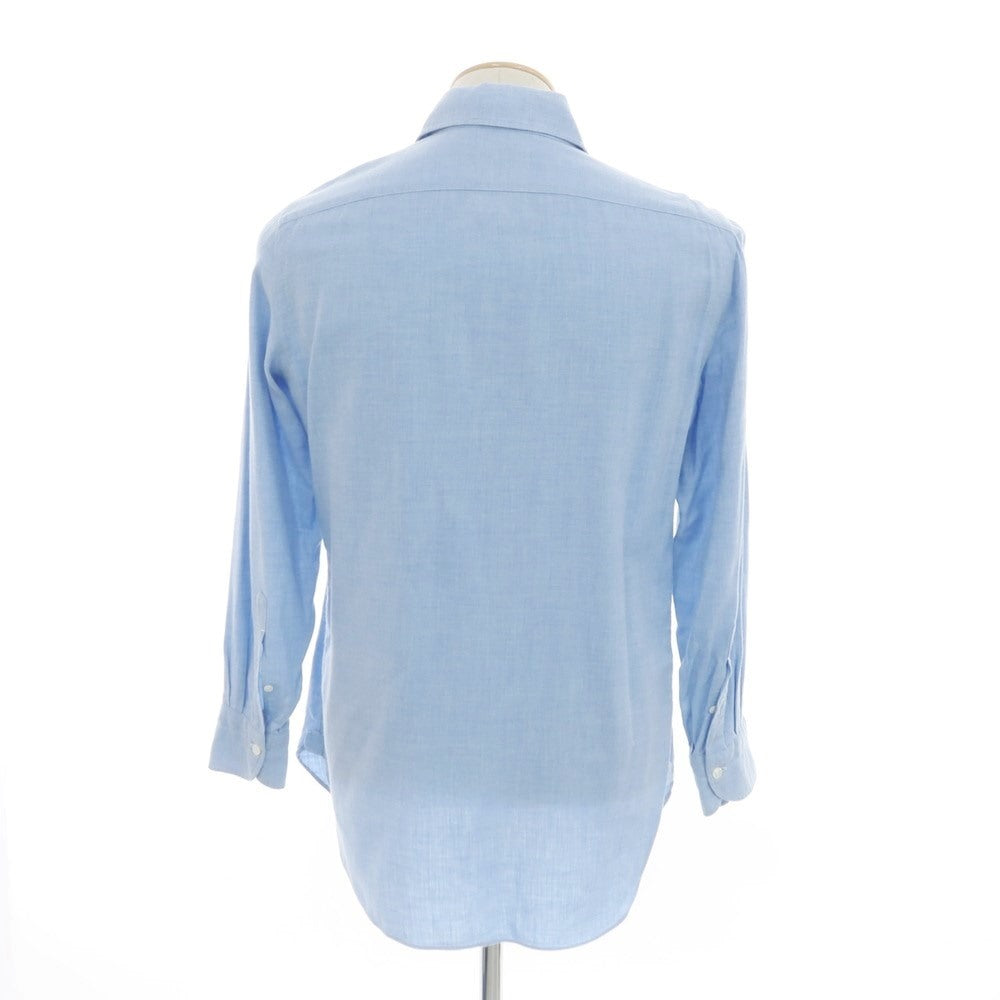 [Used] Mario Muscariello Cotton wool wide collar casual shirt light blue [Size S] [BLU] [A/W] [Condition rank D] [Men&