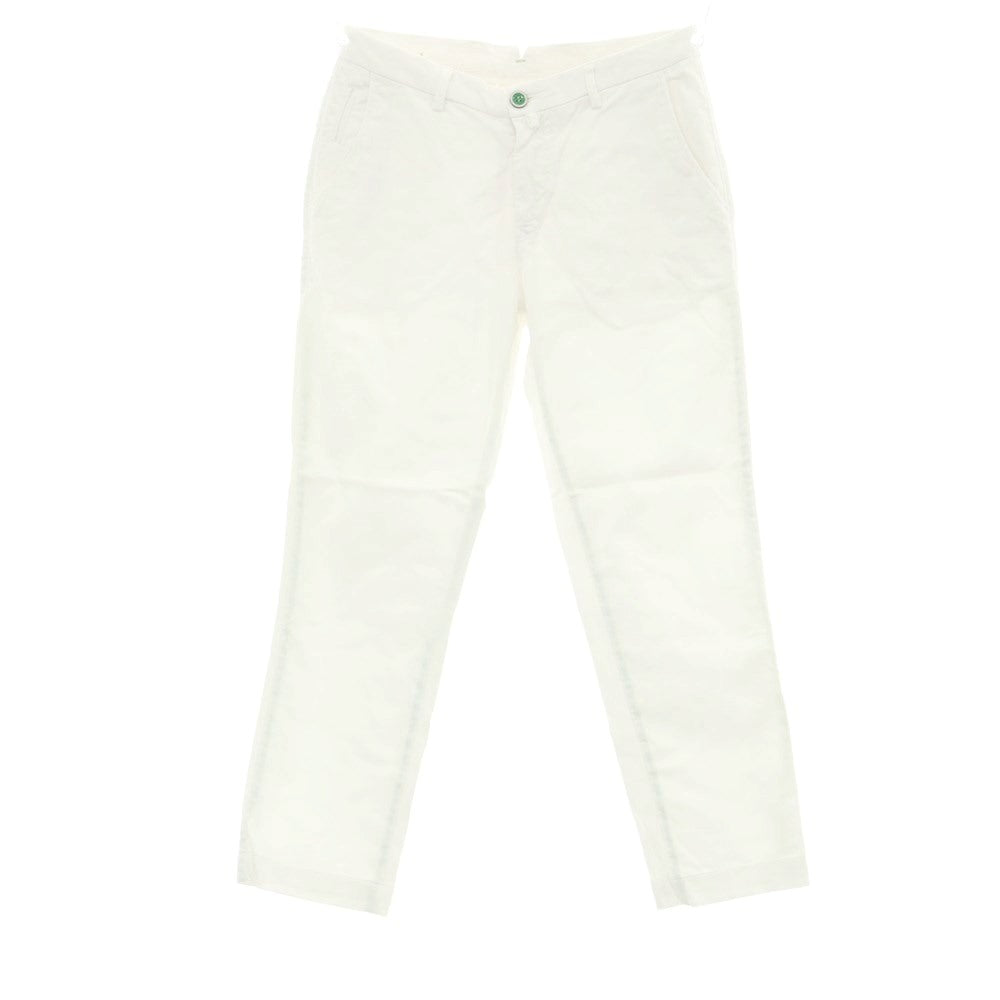 [Used] Barbati Stretch Cotton Casual Slacks Pants White [44] [Condition Rank B] ​​[Men&