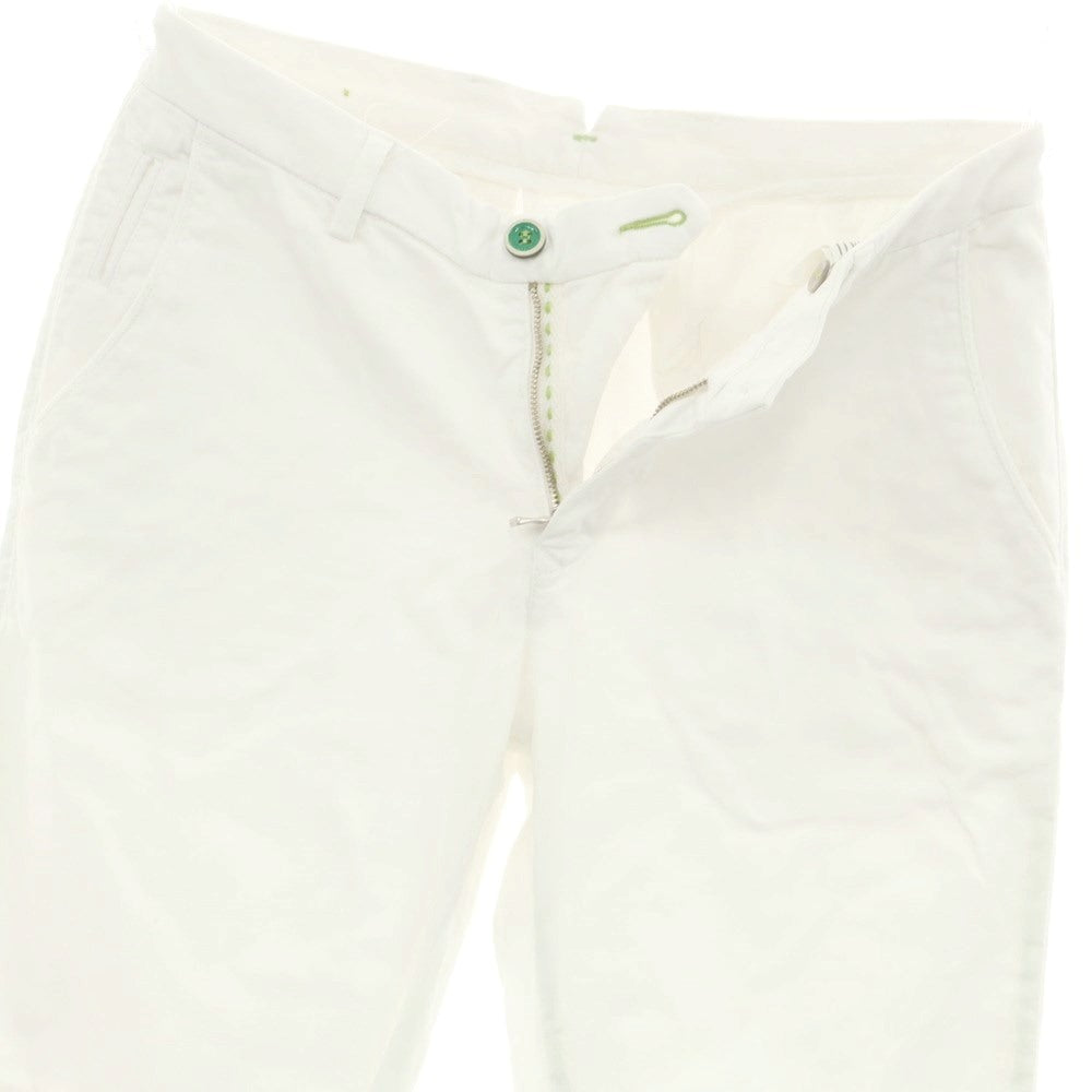 [Used] Barbati Stretch Cotton Casual Slacks Pants White [44] [Condition Rank B] ​​[Men&