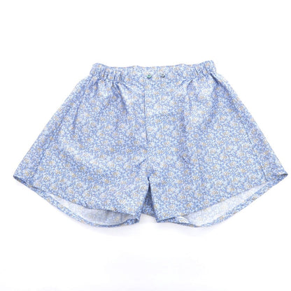 [Used] [Unused] Jim Thompson Silk Trunks Pants Light Blue x Beige [M] [Condition Rank S] [Men&