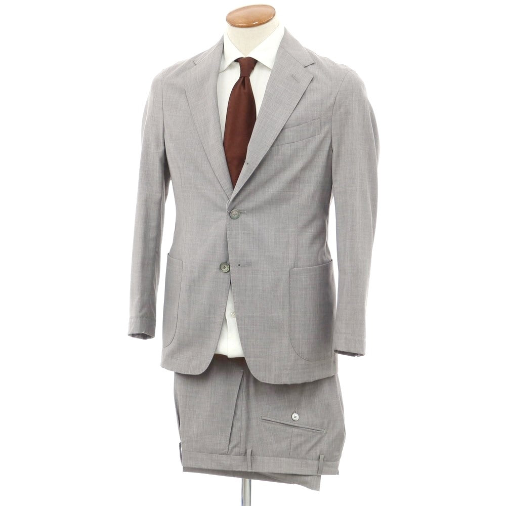 [Used] BOGLIOLI TRAVEL GONZAGA wool 3-button suit, light grey [46 Drop6] [Condition Rank B] ​​[Men&