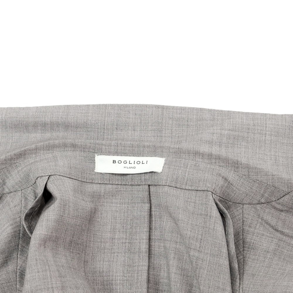 [Used] BOGLIOLI TRAVEL GONZAGA wool 3-button suit, light grey [46 Drop6] [Condition Rank B] ​​[Men&