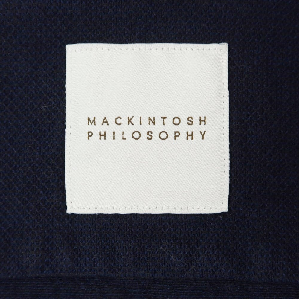 【中古】マッキントッシュフィロソフィー MACKINTOSH PHILOSOPHY コットンリネン ボタンダウン 半袖シャツ ネイビー【サイズ38】【NVY】【S/S】【状態ランクB】【メンズ】【759285】
[APD]