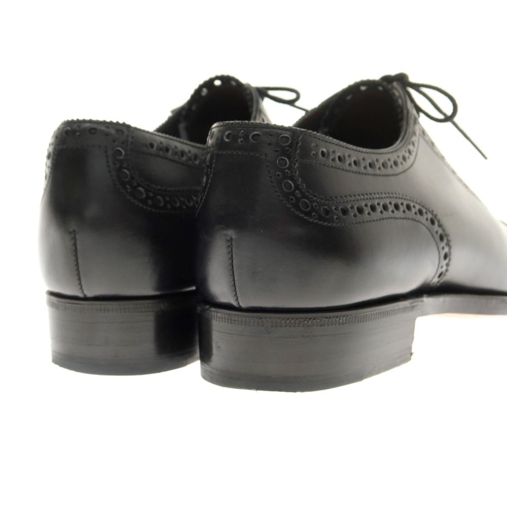 [Used] Otsuka OTSUKA Calf Leather Quarter Brogue Straight Tip Dress Shoes Black [6 1/2] [Condition Rank A] [Men&