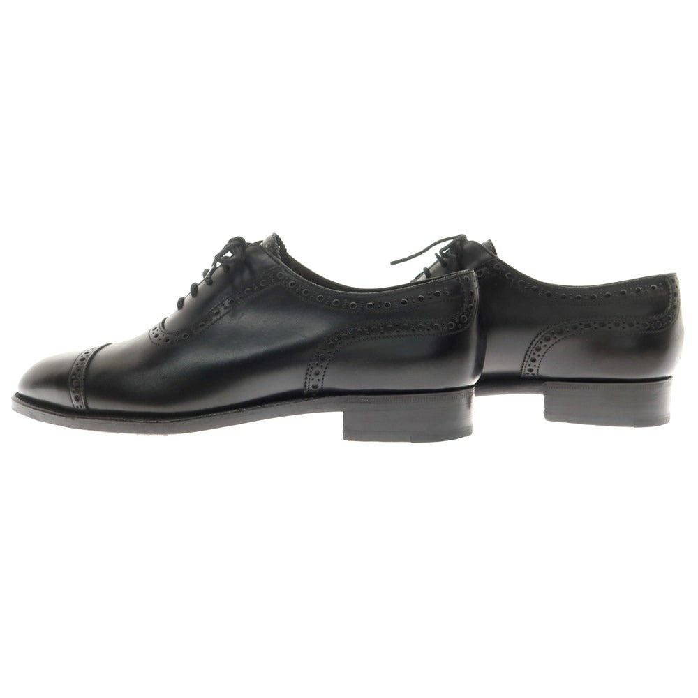 [Used] Otsuka OTSUKA Calf Leather Quarter Brogue Straight Tip Dress Shoes Black [6 1/2] [Condition Rank A] [Men&