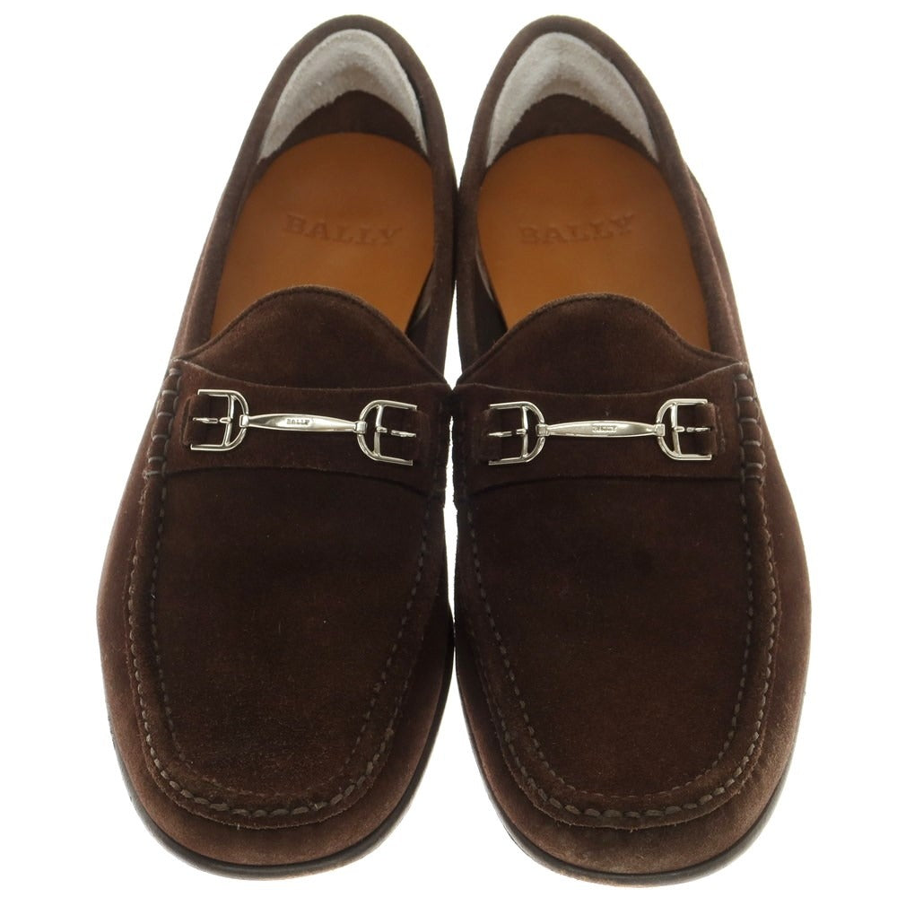 [Used] Bally Suede Leather Bit Loafers Brown [EU10] [Condition Rank B] ​​[Men&