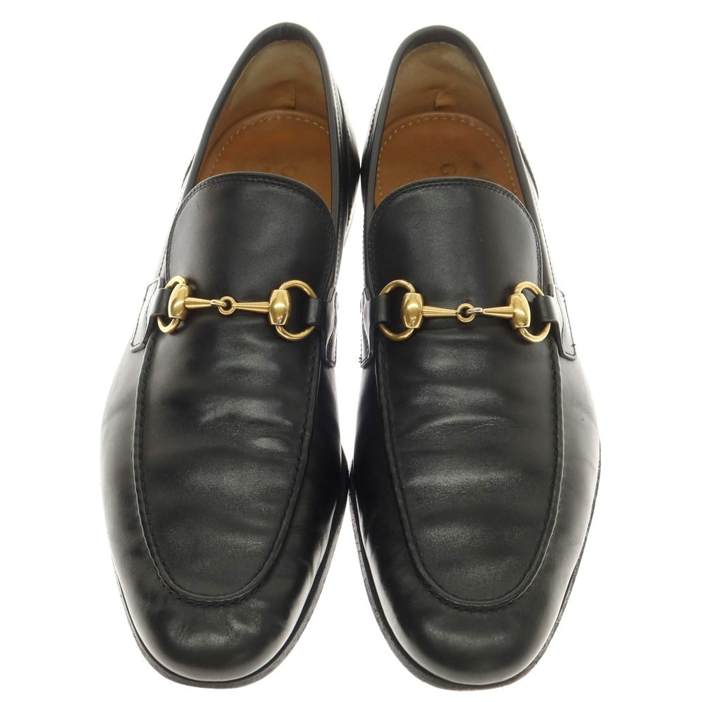 [Used] Gucci Calf Leather Horsebit Loafers Black [6.5] [Condition Rank B] ​​[Men&