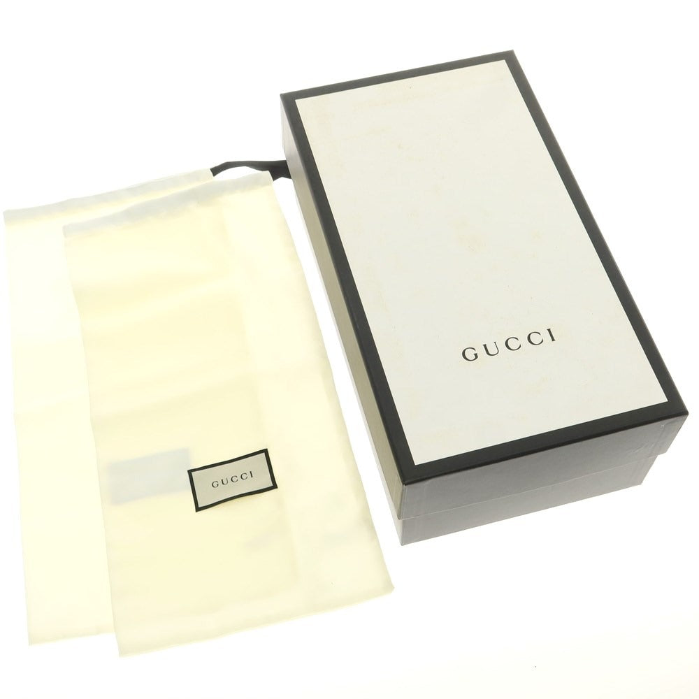 【中古】【未使用】グッチ GUCCI カーフレザー ファー ホースビット サンダル ブラック【 27cm位（表記なし） 】【 状態ランクS 】【 メンズ 】 [EPD]