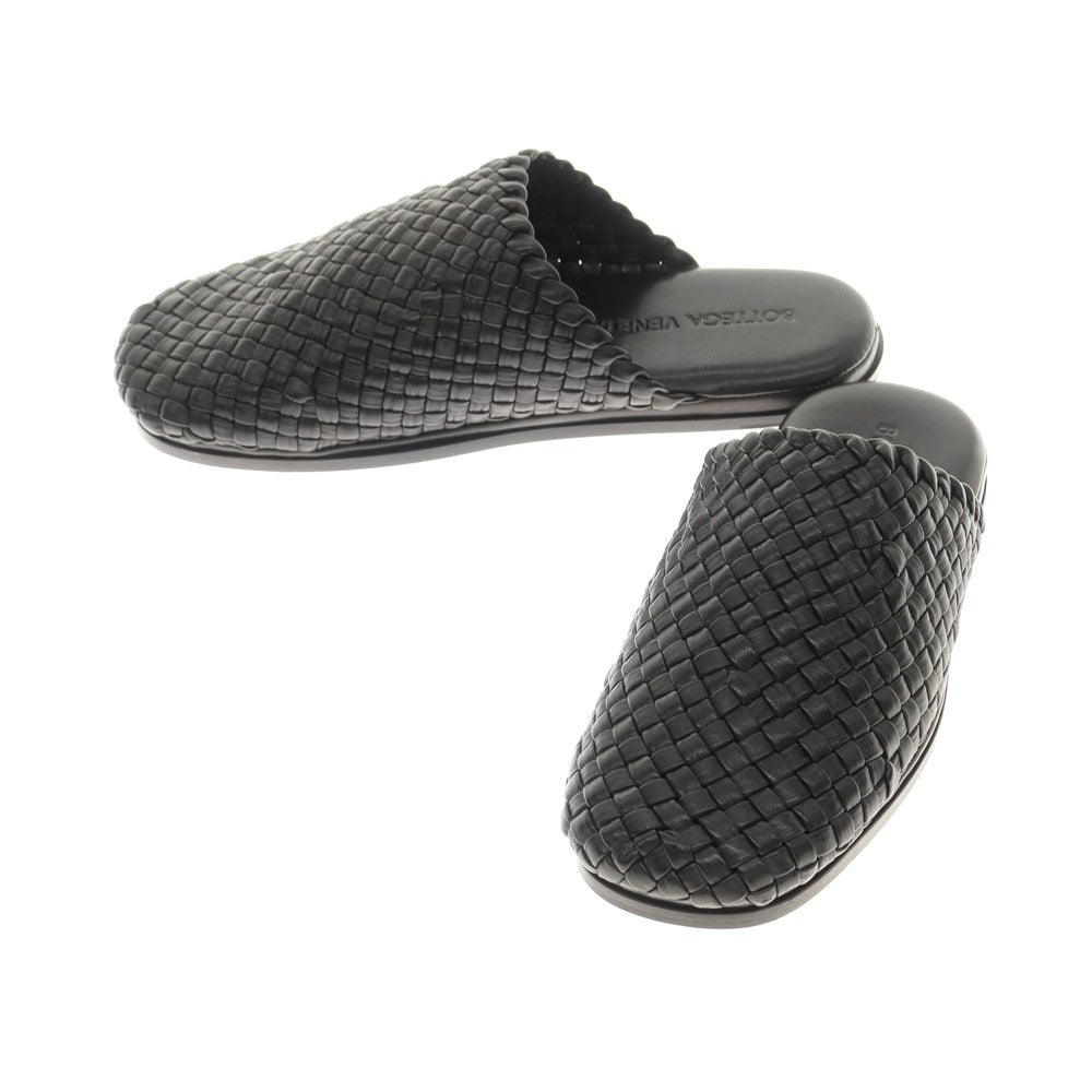 [Used] [Unused] Bottega Veneta Intrecciato Leather Sandals Black [40] [Condition Rank S] [Men&