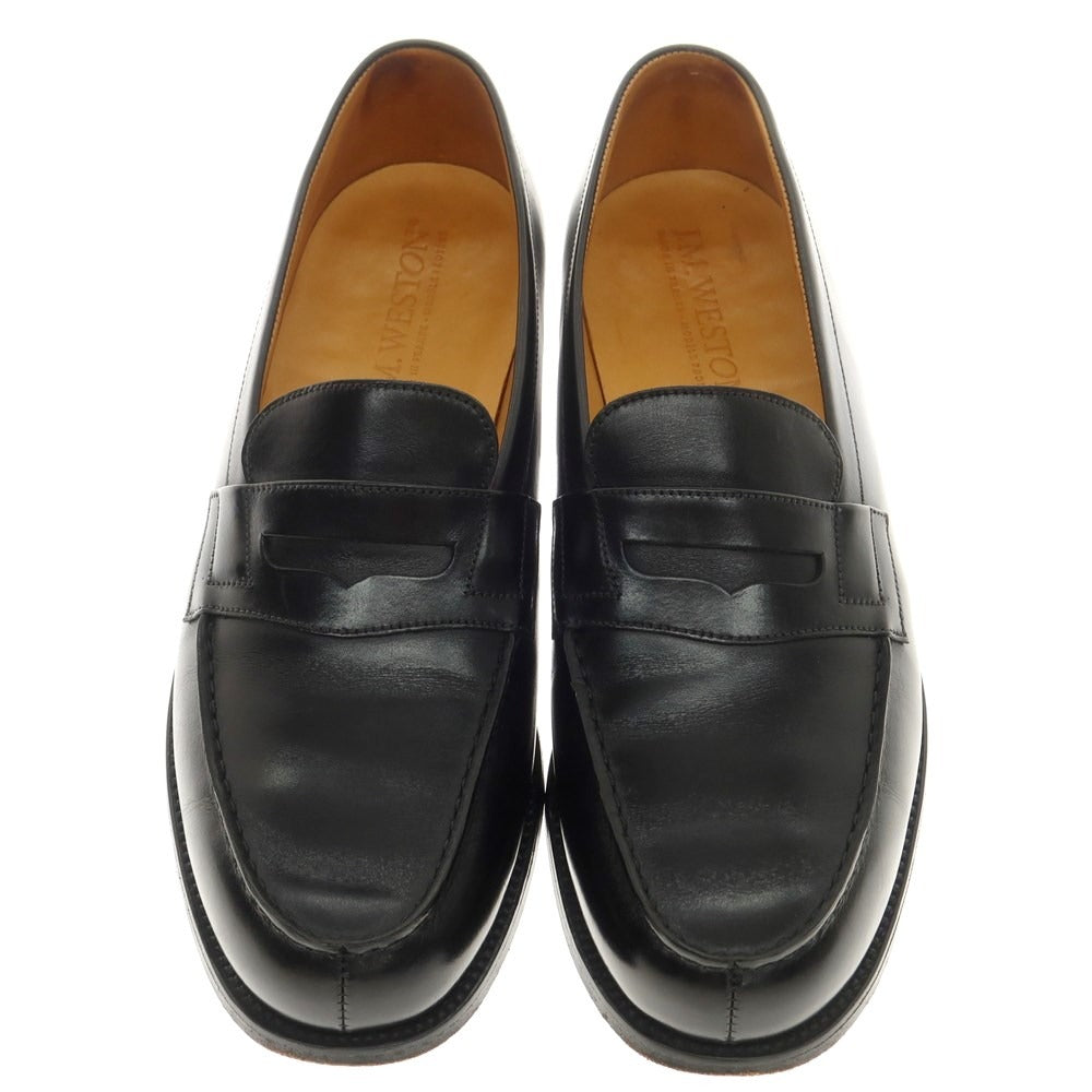 [Used] JM WESTON Calf Leather 180 Signature Loafer Black [6 C] [Condition Rank B] ​​[Men&