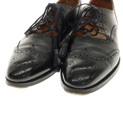 [Used] CALMANTHOLOGY Leather Brogue Ghillie Shoes Dress Shoes Black [UK7] [Condition Rank B] ​​[Men&