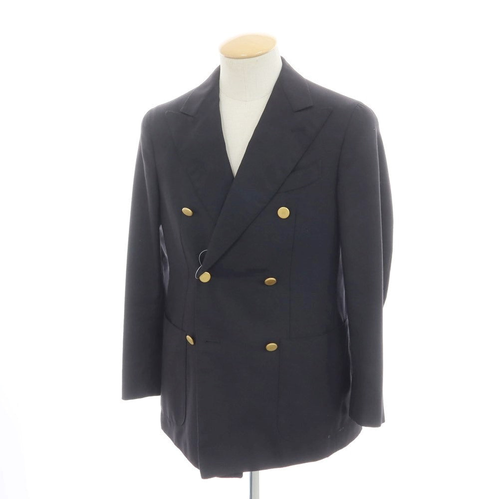 [Used] Valditaro Wool Double Breasted Jacket Black [44] [Condition Rank C] [Men&