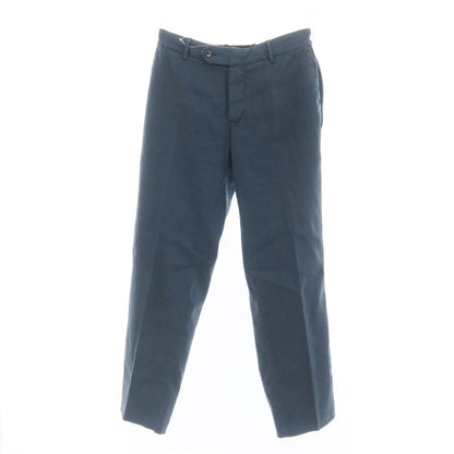 [Used] PT TORINO Linen Cotton Easy Casual Slacks Pants Navy [Size 46] [NVY] [S/S] [Condition Rank C] [Men&