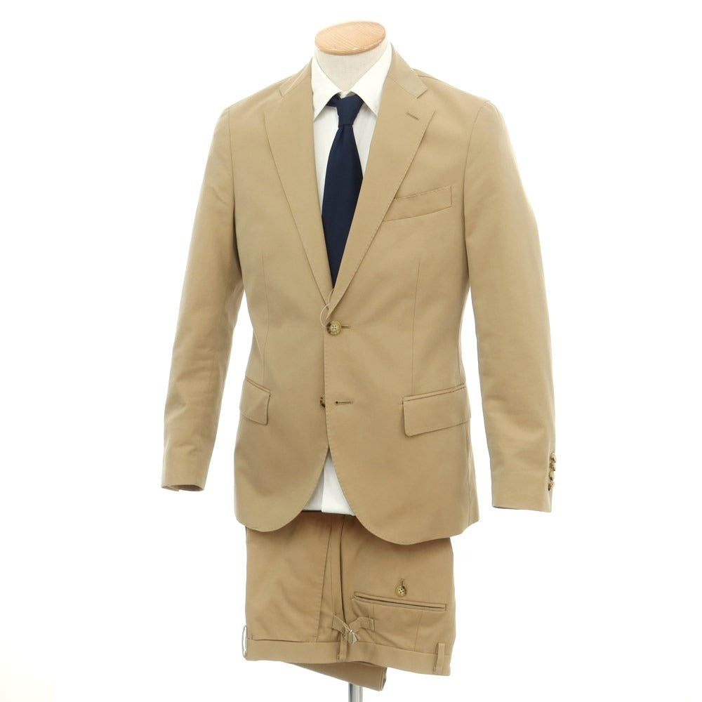 [Used] Nano Universe Twill Cotton 2-Button Suit Beige [S] [Condition Rank B] ​​[Men&