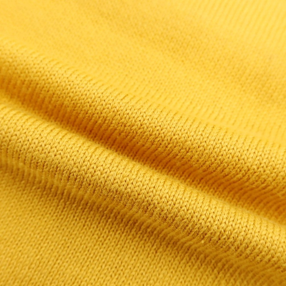 [Used] CRUCIANI High gauge cotton V-neck pullover knit Mustard yellow [Size 44] [YEL] [S/S] [Condition Rank B] ​​[Men&