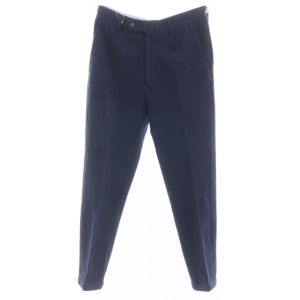 [Used] VIGANO Cotton Jersey Casual Slacks Pants Light Navy x Black [Size 42] [NVY] [S/S] [Condition Rank C] [Men&