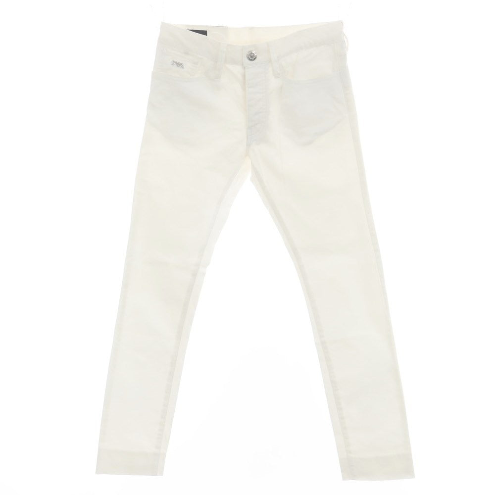 [Used] Emporio Armani EMPORIO ARMANI Stretch Cotton 5 Pocket Pants White [Size 28] [WHT] [S/S] [Condition Rank B] ​​[Men&