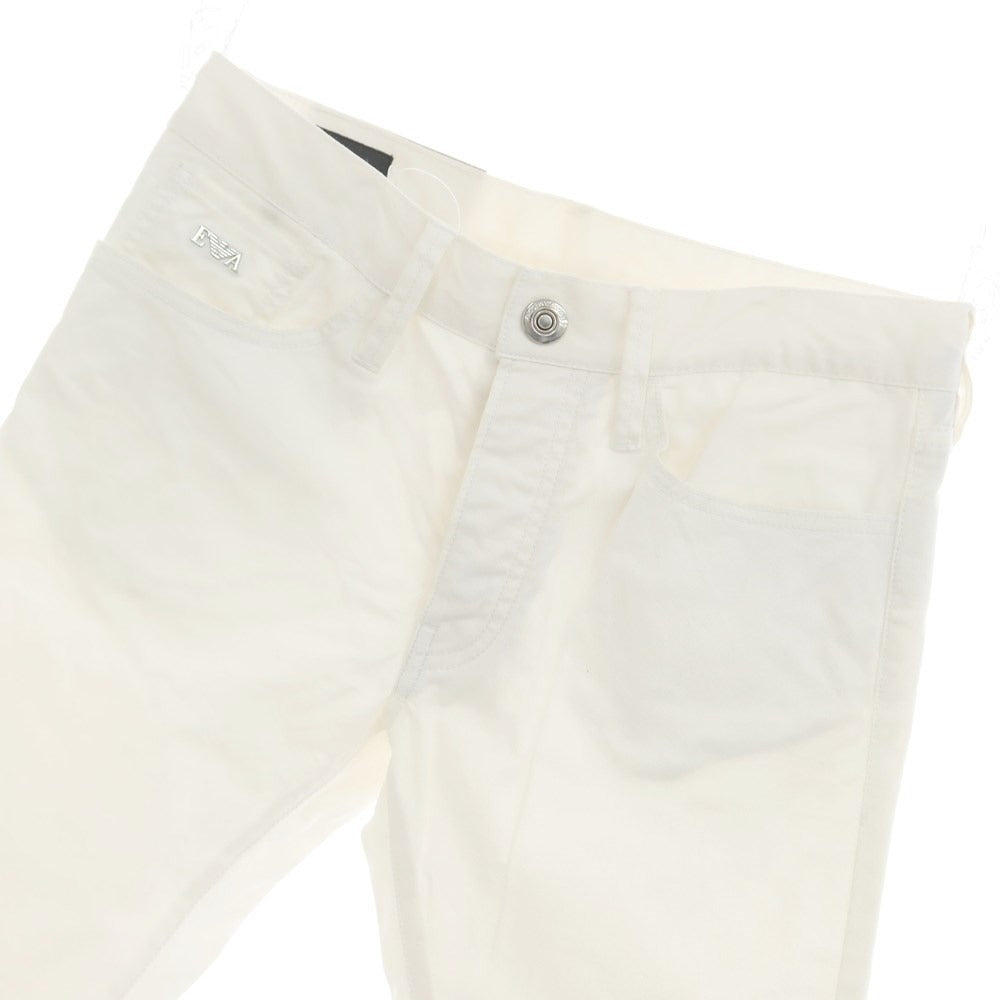 [Used] Emporio Armani EMPORIO ARMANI Stretch Cotton 5 Pocket Pants White [Size 28] [WHT] [S/S] [Condition Rank B] ​​[Men&