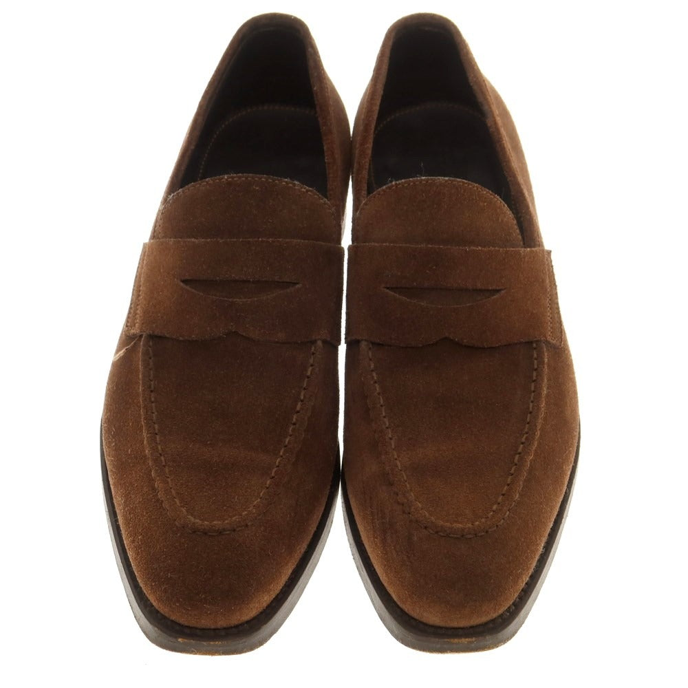 [Used] Santoni Suede Coin Loafers Brown [7] [Condition Rank B] ​​[Men&