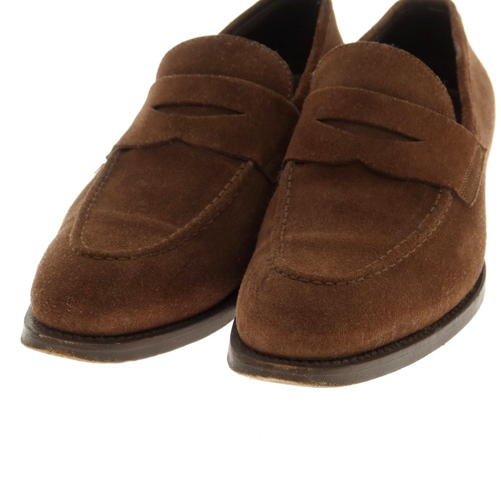 [Used] Santoni Suede Coin Loafers Brown [7] [Condition Rank B] ​​[Men&