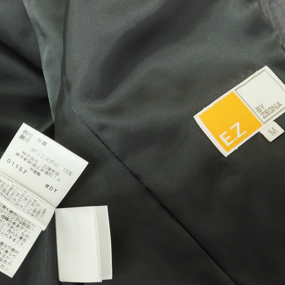 【中古】イージーバイゼニア E.Z BY ZEGNA レザー ワッシャー加工 トレンチコート ダークグレー【 M 】【 状態ランクC 】【 メンズ 】
[BPD]