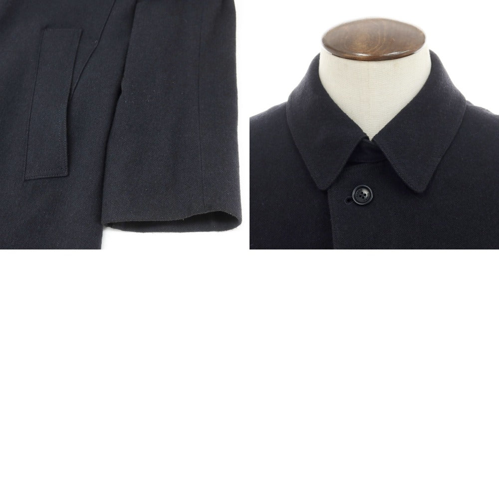 【中古】ヘルノ Herno コットンナイロンウール 中綿 ステンカラーコート ダークネイビー【 48 】【 状態ランクC 】【 メンズ 】 [EPD]