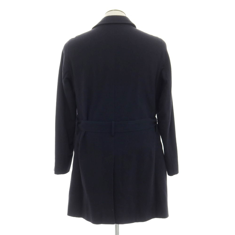 【中古】ヘルノ Herno コットンナイロンウール 中綿 ステンカラーコート ダークネイビー【 48 】【 状態ランクC 】【 メンズ 】 [EPD]