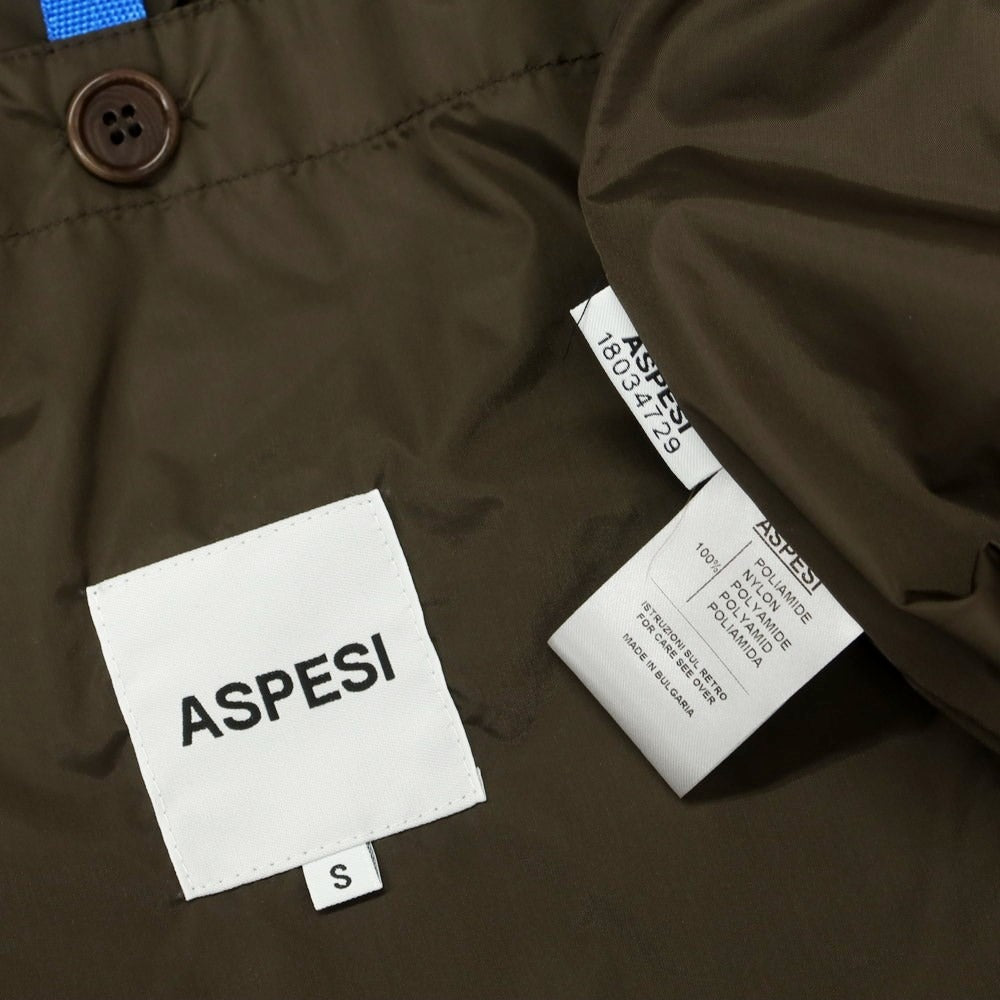 【中古】アスペジ ASPESI ナイロン ステンカラーコート ダークオリーブ【サイズS】【GRN】【S/S】【状態ランクB】【メンズ】【759371】
[APD]